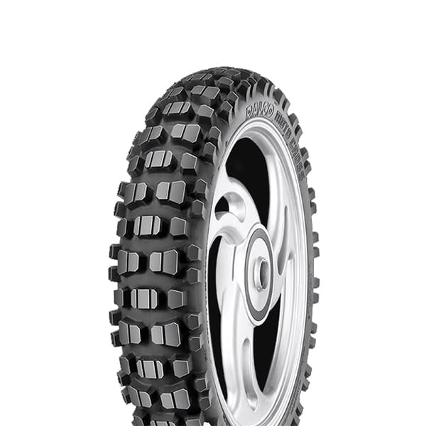 Ralco Moto Cross 120/80-18 62R Tube-type Rear Tyre - Anti Skid Pattern and Rugged Design: for Better Grip | All-Weather Performance